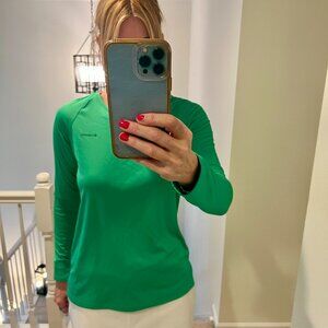 COLUMBIA GREEN OMNI SHADE HOODIE SIZE SMALL BEACH PREPPY CASUAL VACATION SUMMER